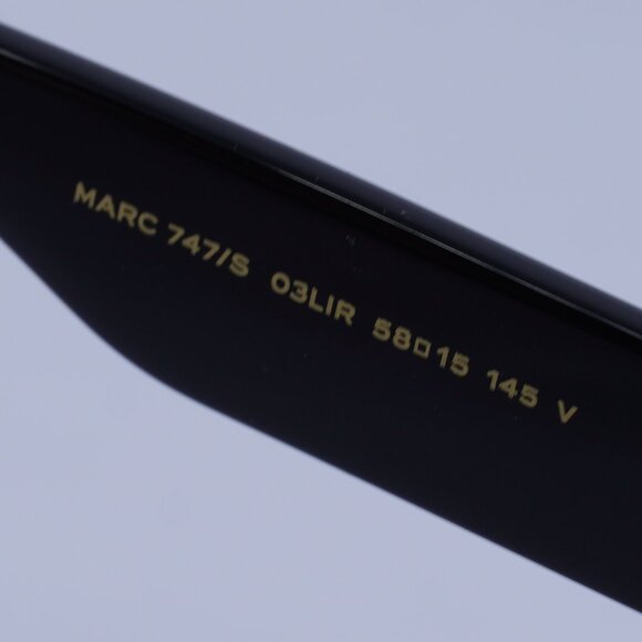 Marc Jacobs MARC 747/S 003L IR Sunglasses Pattern Aviator Frame, Grey Lenses - Picture 8 of 10